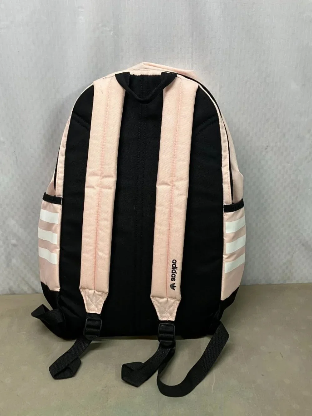 Adidas Originals Base Backpack Bag Unisex Pink Black Laptop School Travel Book
